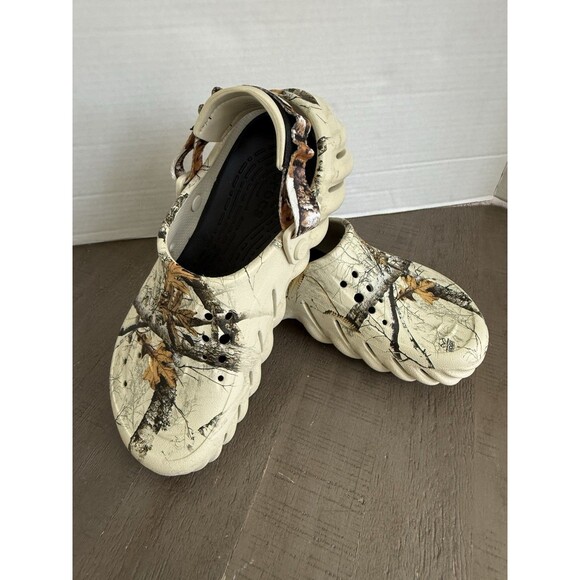 Crocs Other - Crocs Echo Clog Realtree Edge Camo Bone White Men's Size 6 Women’s 8